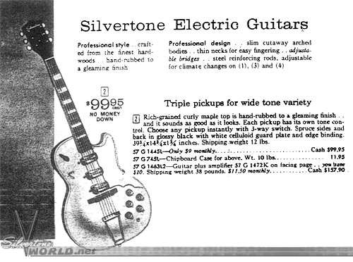  Don't confuse this model with the Teisco-made 1445. Click for full view