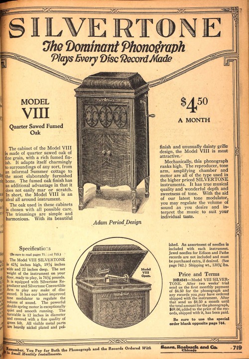 Silvertone World ~ A Century of Silvertone 1917-1919